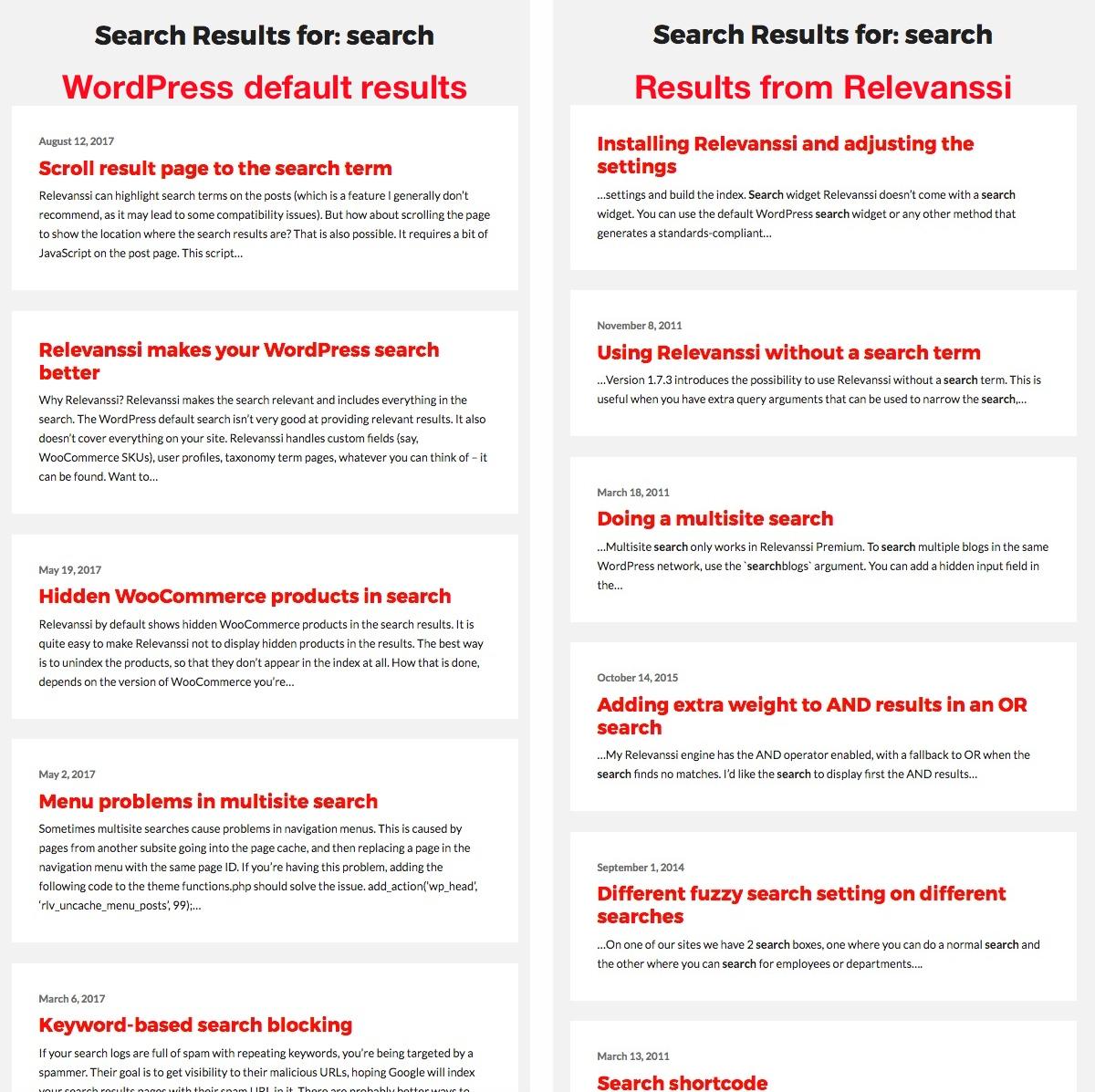 Relevanssi: The WordPress Search Plugin You Need!